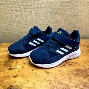 Toddler Boy Size 8 Adidas Runfalcon 2.0 Navy Blue Sneakers